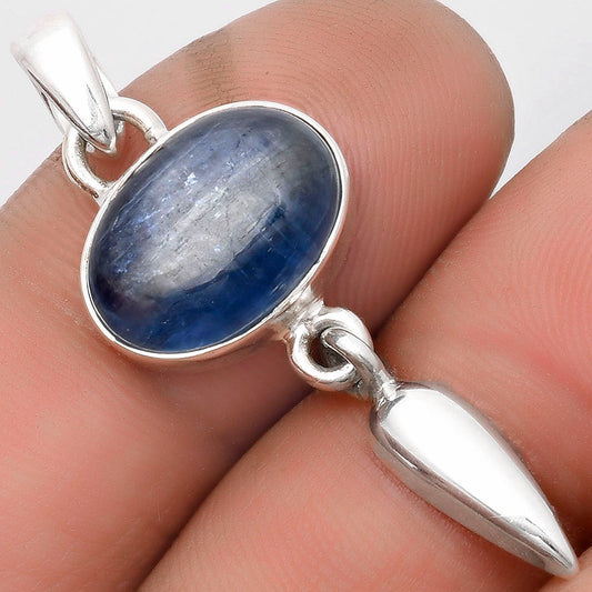 Natural Blue Kyanite - Brazil Pendant P-1295 SDP104599