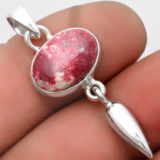 Natural Pink Thulite - Norway Pendant P-1295 SDP104603