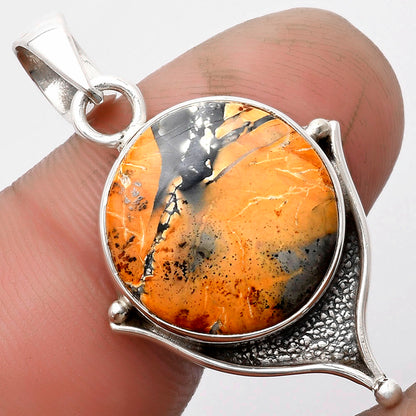 Natural Maligano Jasper - Indonesia Pendant P-1393 SDP104753