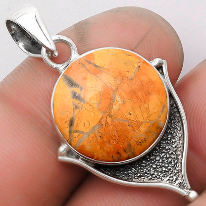 Natural Maligano Jasper - Indonesia Pendant P-1393 SDP104769