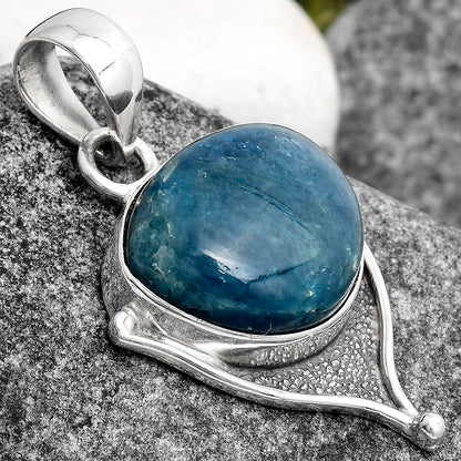 Natural Blue Apatite - Madagascar Pendant P-1393 SDP104774