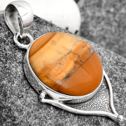 Natural Cold Mountain Thunder Egg Pendant P-1393 SDP104777