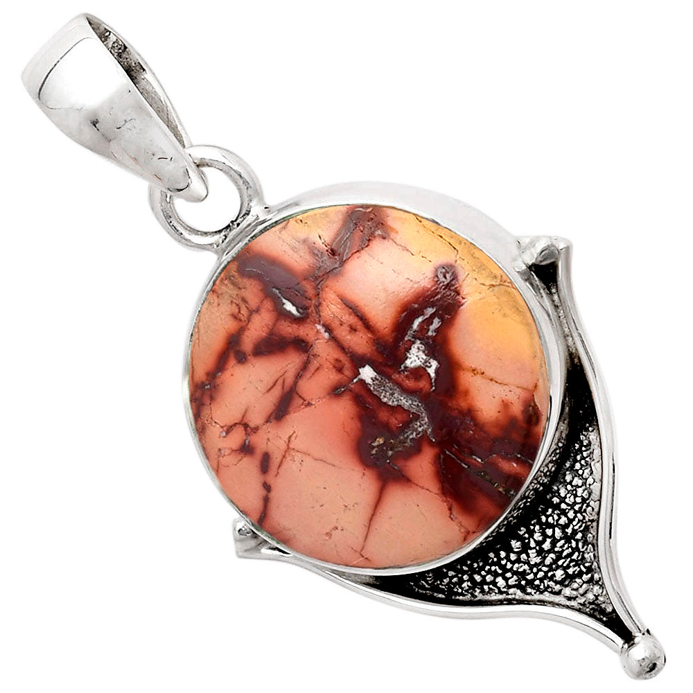 Natural Indian Paint Gemstone Pendant P-1393 SDP104783