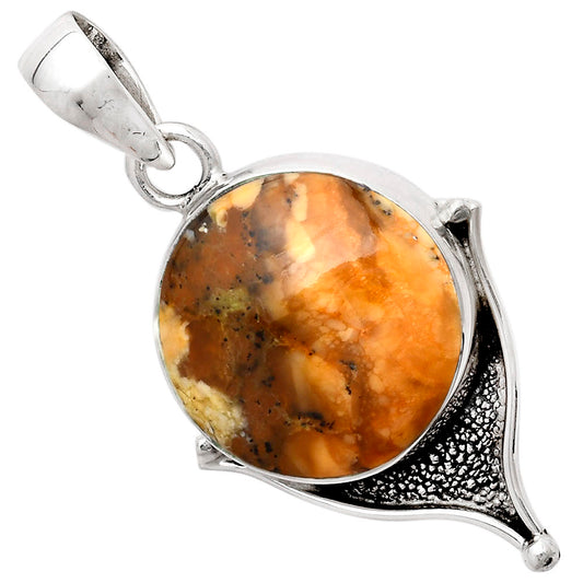 Natural Cold Mountain Thunder Egg Pendant P-1393 SDP104785