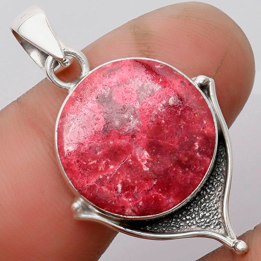 Natural Pink Thulite - Norway Pendant P-1393 SDP104787