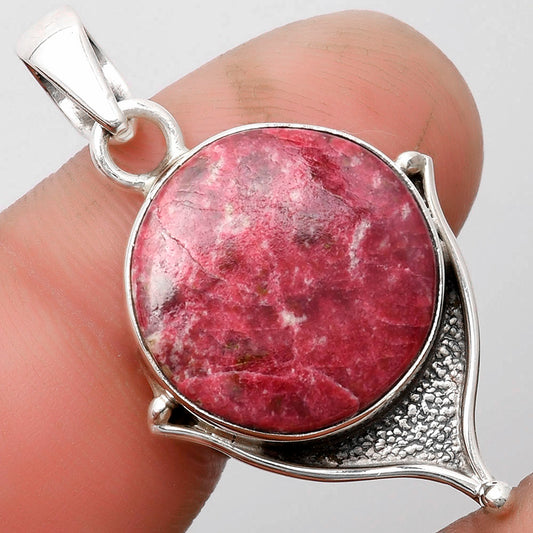 Natural Pink Thulite - Norway Pendant P-1393 SDP104788