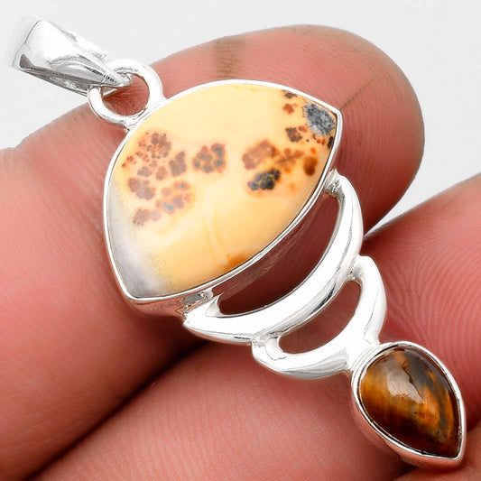 Natural Maligano Jasper & Pietersite Pendant P-1693 SDP104803