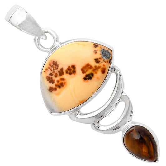 Natural Maligano Jasper & Pietersite Pendant P-1693 SDP104803