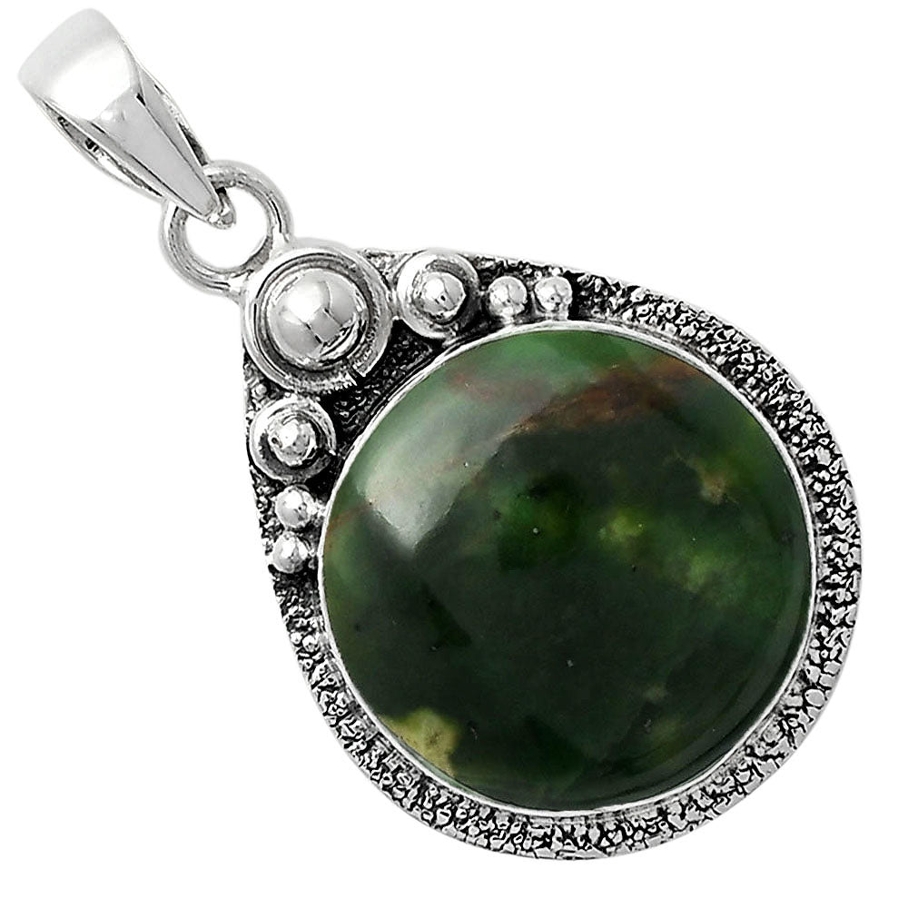 Natural Chrome Chalcedony Pendant P-1350 SDP104911