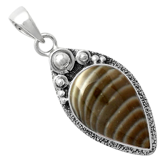 Natural Flint Stone Pendant P-1350 SDP104913