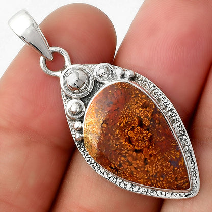 Natural Red Moss Agate Pendant P-1350 SDP104918