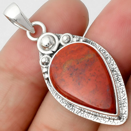 Natural Red Moss Agate Pendant P-1350 SDP104938