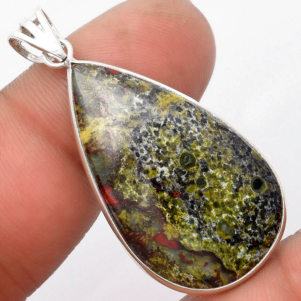 Dragon Blood Stone - South Africa Pendant P-1001 SDP105666