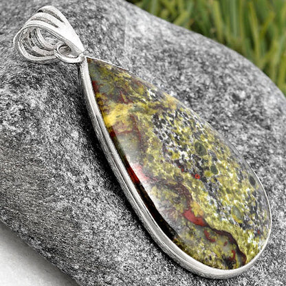 Dragon Blood Stone - South Africa Pendant P-1001 SDP105666