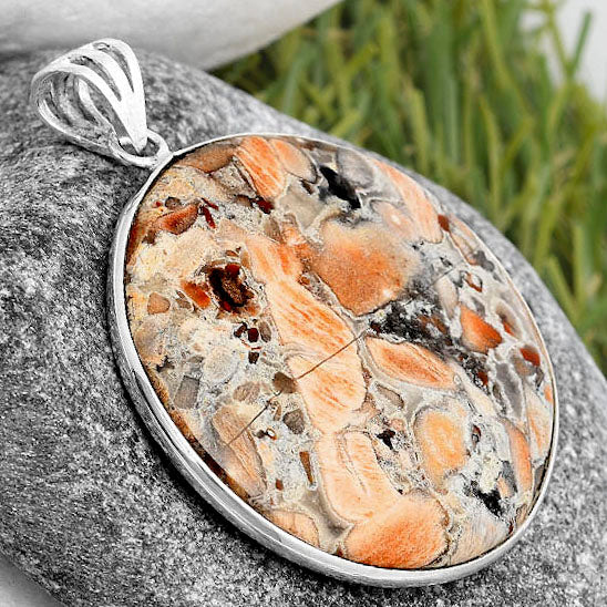 Natural Tabu Jasper Pendant P-1001 SDP105682