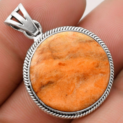 Natural Coral Jasper Pendant P-1056 SDP105977