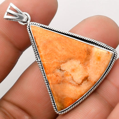 Natural Coral Jasper Pendant P-1056 SDP105978