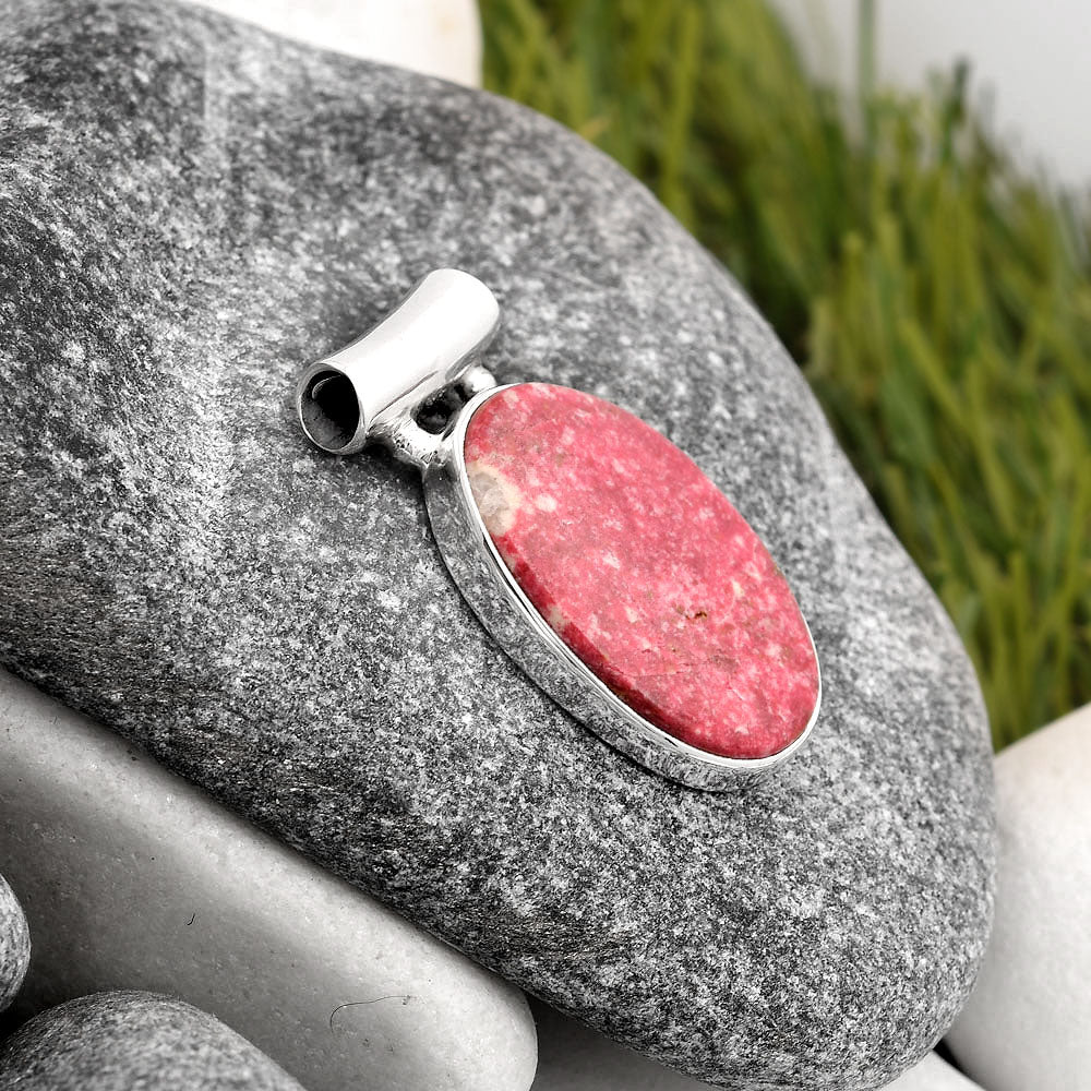 Natural Pink Thulite - Norway Pendant P-1259 SDP106124