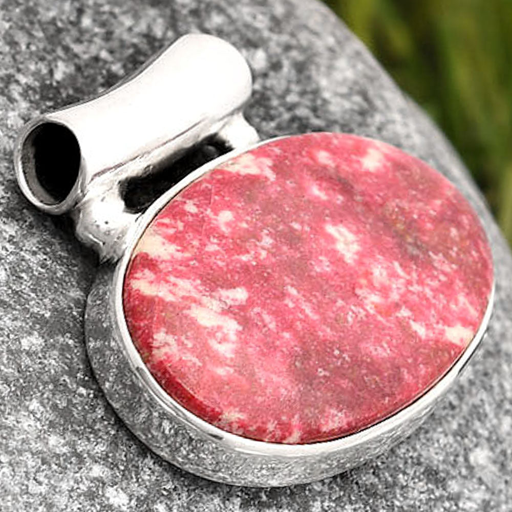 Natural Pink Thulite - Norway Pendant P-1259 SDP106139