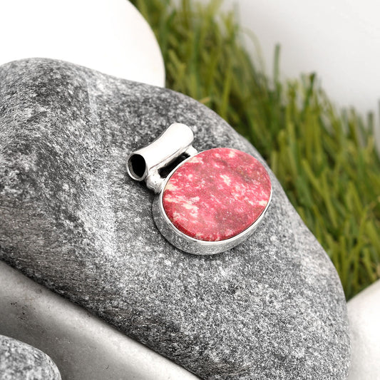 Natural Pink Thulite - Norway Pendant P-1259 SDP106139