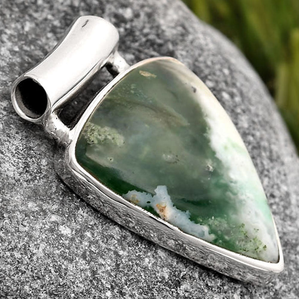 Dendritic Chrysoprase - Africa Pendant P-1259 SDP106140