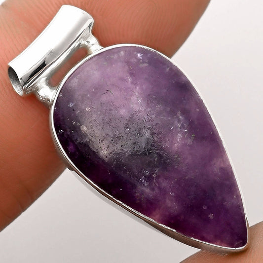 Natural Purple Lepidolite Pendant P-1259 SDP106162