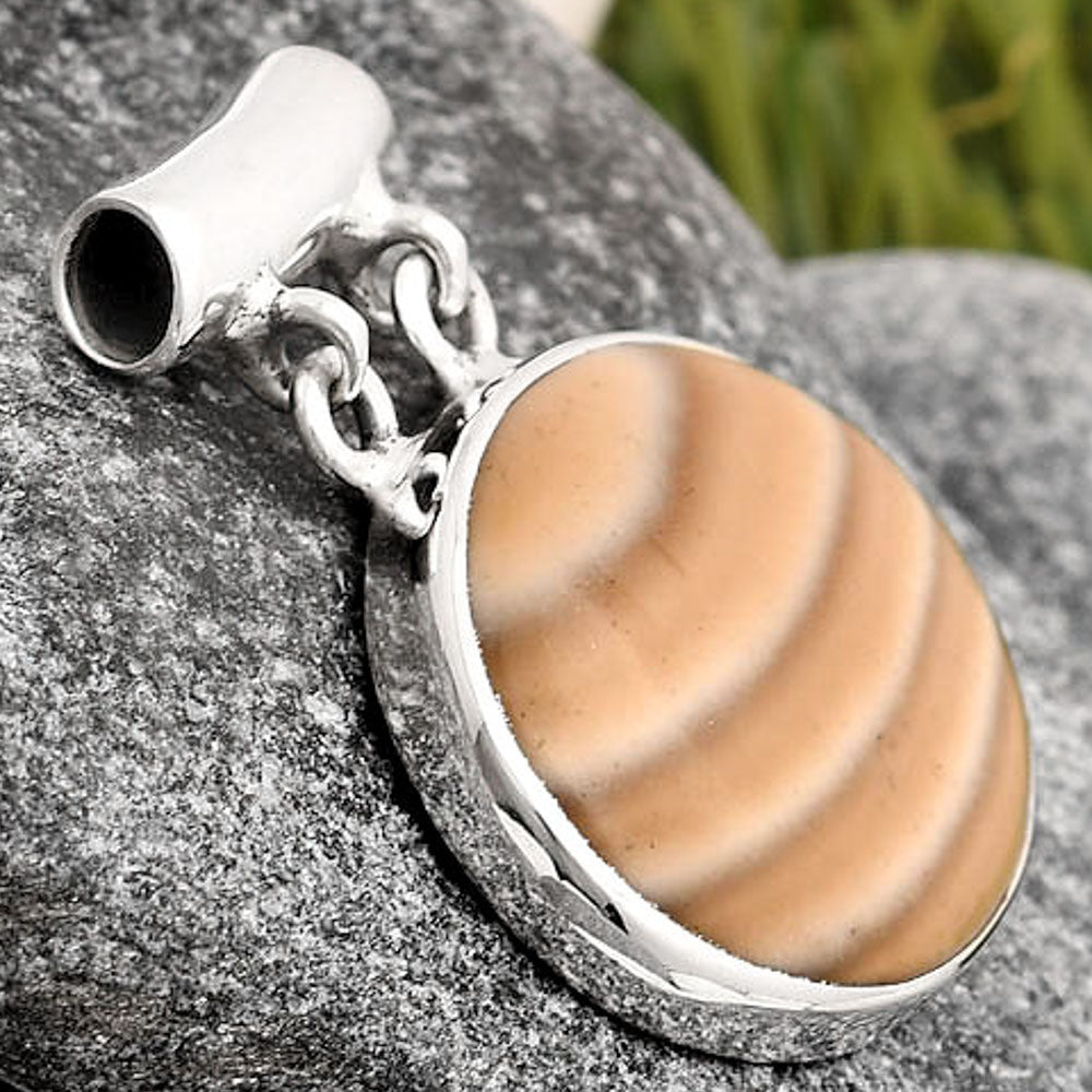 Natural Flint Stone Pendant P-1198 SDP106188
