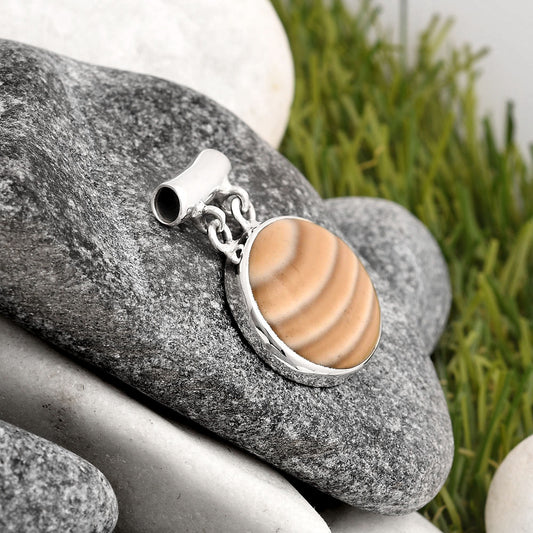 Natural Flint Stone Pendant P-1198 SDP106188