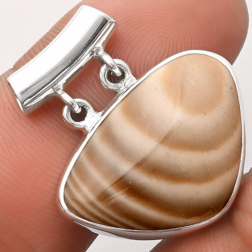Natural Flint Stone Pendant P-1198 SDP106202