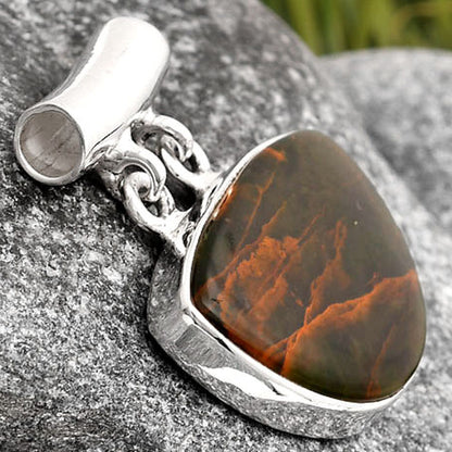 Natural Turkish Rainforest Chrysocolla Pendant P-1198 SDP106210