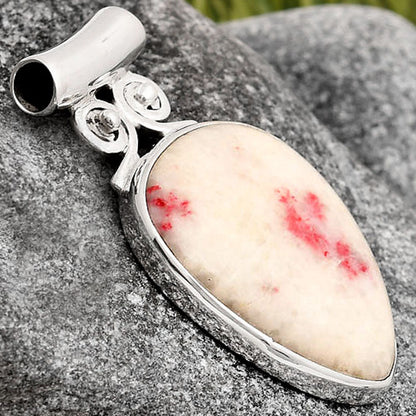 Natural Cinnabar Pendant P-1597 SDP106368