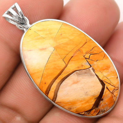 Natural Brecciated Mookaite Pendant P-1001 SDP106423