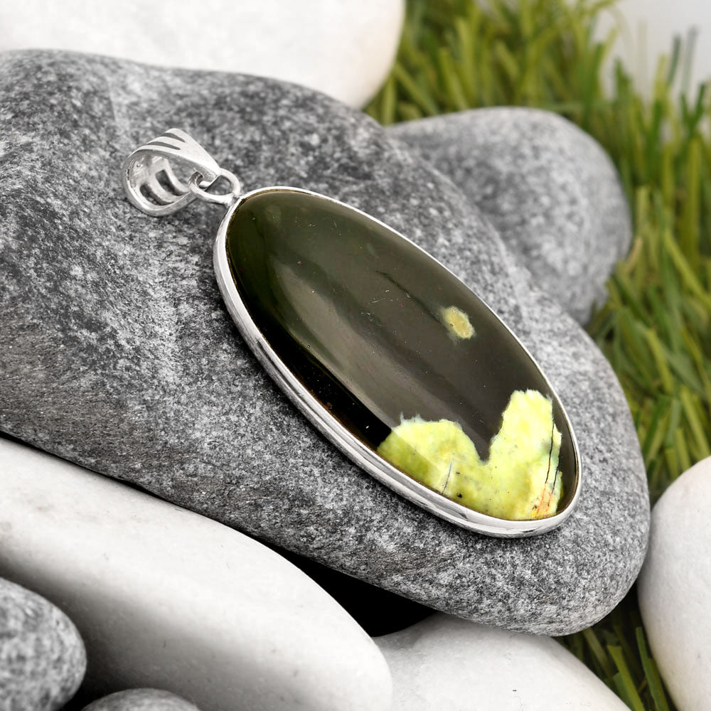 Natural Chrome Chalcedony Pendant P-1001 SDP106434