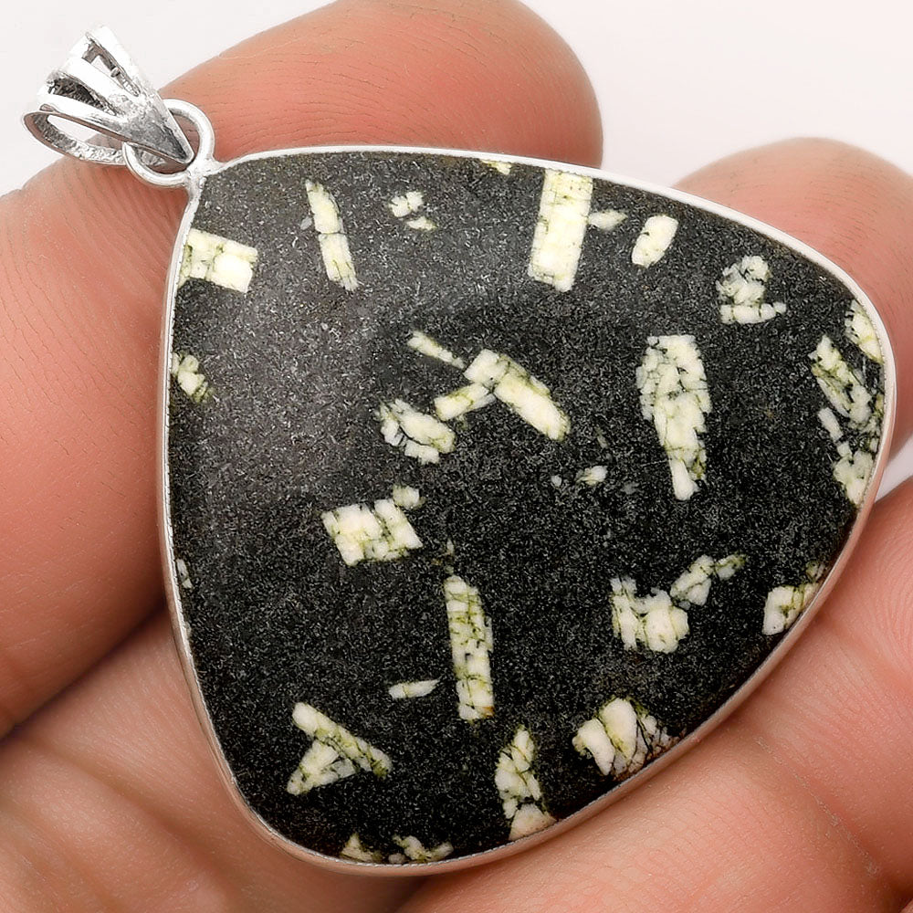 Natural Hornblende Pendant P-1001 SDP106466