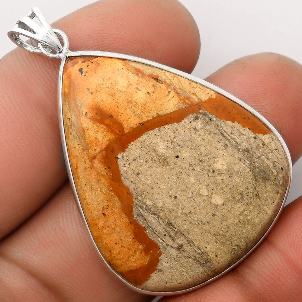 Natural Picture Jasper Pendant P-1001 SDP106485