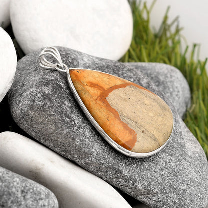 Natural Picture Jasper Pendant P-1001 SDP106485