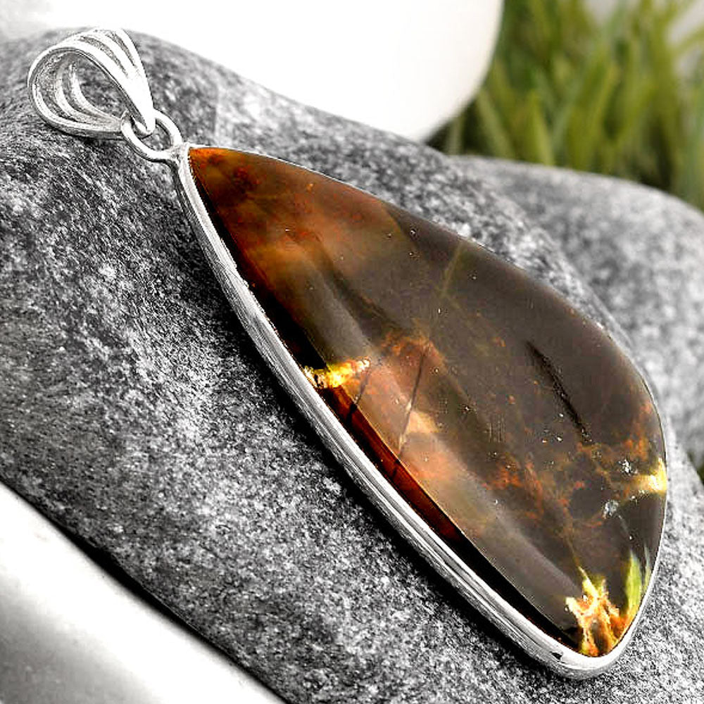 Natural Chrome Chalcedony Pendant P-1001 SDP106535