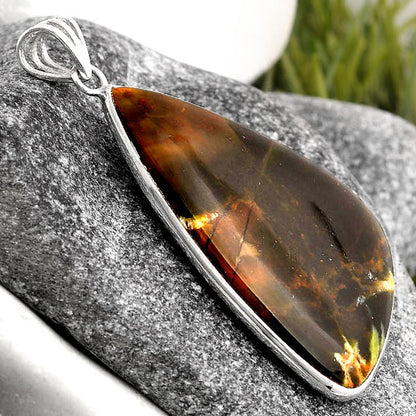 Natural Chrome Chalcedony Pendant P-1001 SDP106535