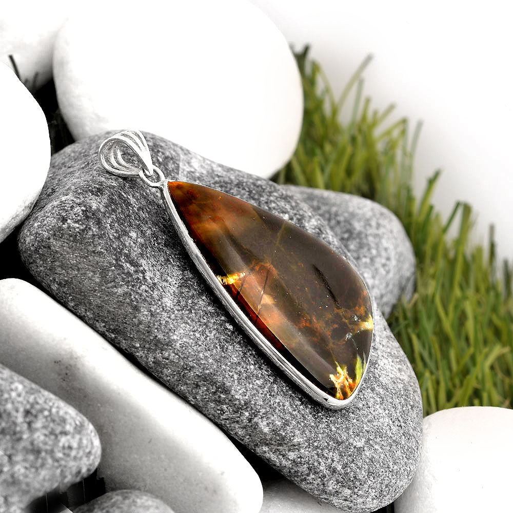 Natural Chrome Chalcedony Pendant P-1001 SDP106535