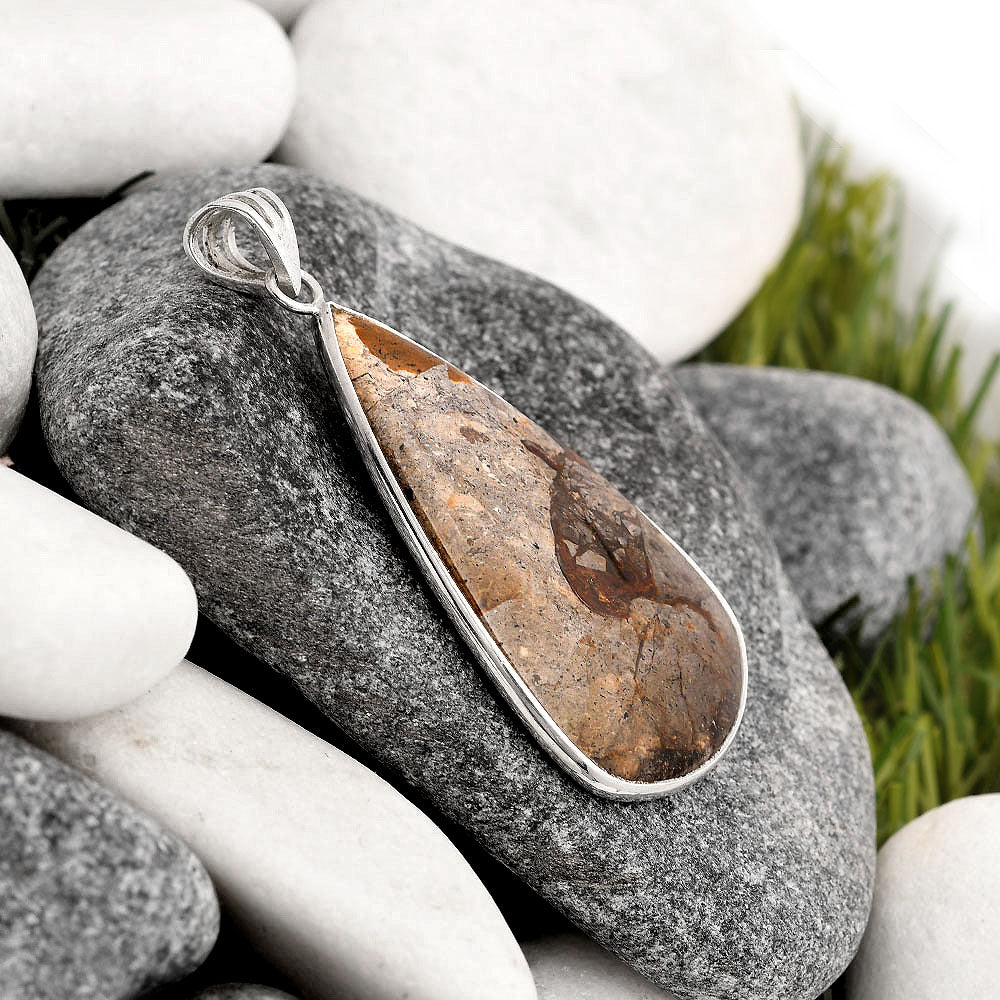 Natural Rock Calcy Pendant P-1001 SDP106551