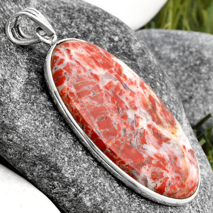 Natural Rosetta Picture Jasper Pendant P-1001 SDP106581