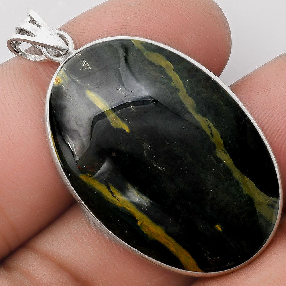 Natural Rhyolite - Rainforest Jasper Pendant P-1001 SDP106594