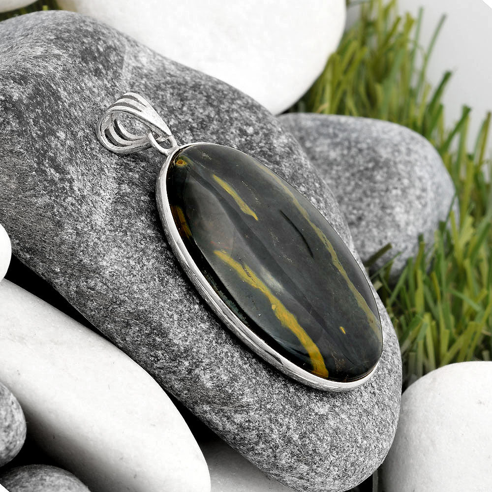 Natural Rhyolite - Rainforest Jasper Pendant P-1001 SDP106594