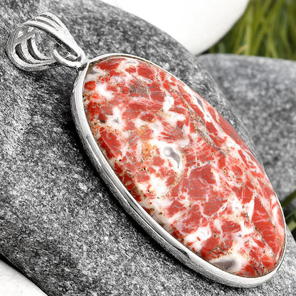 Natural Rosetta Picture Jasper Pendant P-1001 SDP106596