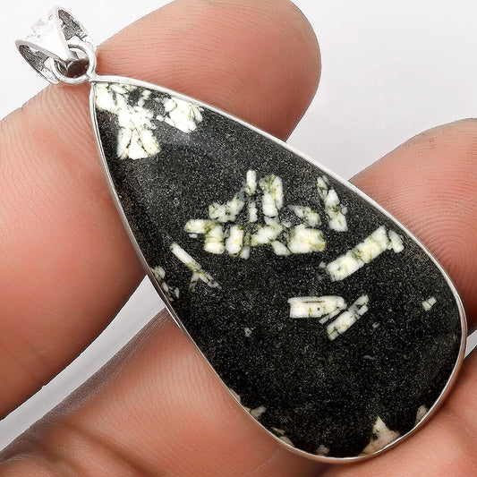 Natural Hornblende Pendant P-1001 SDP106613