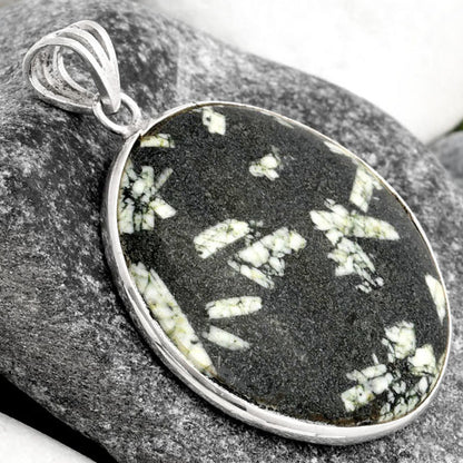 Natural Hornblende Pendant P-1001 SDP106680