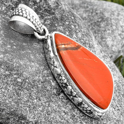 Natural Red Moss Agate Pendant P-1060 SDP106756