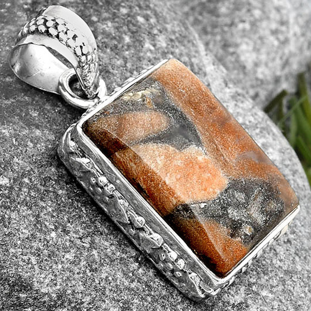 Natural Tabu Jasper Pendant P-1060 SDP106758