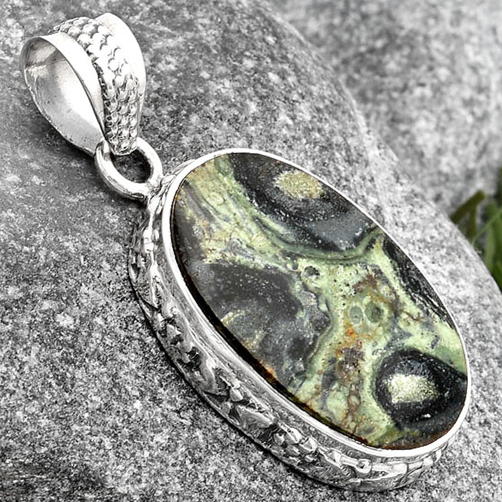 Natural Star Galaxy Jasper Pendant P-1060 SDP106760