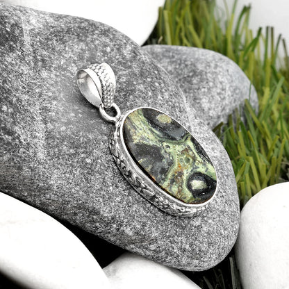 Natural Star Galaxy Jasper Pendant P-1060 SDP106760